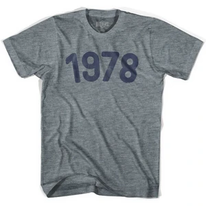 1978 T-shirt - Athletic Grey Tri-blend - Women Medium - Final Sale - M16