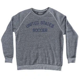 United States Soccer Sweatshirt - Athletic Grey Tri-blend - Men XL - Final Sale - M18