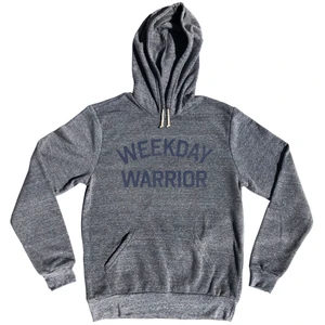 Weekday Warrior Hoodie - Athletic Grey Tri-blend - Men XL - Final Sale - M19