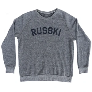 Russki Sweatshirt - Athletic Grey Tri-Blend - Men's Small - Final Sale - M22