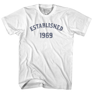 Established 1969 T-Shirt - White Cotton - Women's Medium - Final Sale - M36