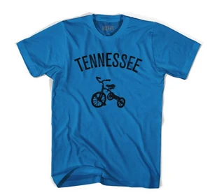 Tennessee State Tricycle Cotton T-Shirt - Royal Blue - Adult Large - Final Sale - M4