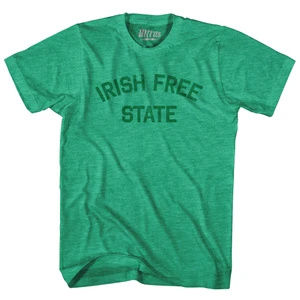 Irish Free State T-Shirt - Heather Green Tri-Blend - Men's 2XL - Final Sale - M44