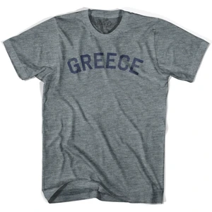 Greece T-Shirt - Athletic Grey Tri-Blend - Men's Medium - Final Sale - M50