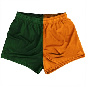 Quad Style Womens & Girls Sport Shorts End - Hunter Green and Orange Tennessee