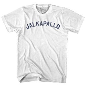 Finnish Jalkapallo Soccer Youth Cotton T-shirt - White Finnish Jalkapallo Soccer Youth Cotton T-shirt - White