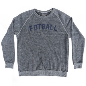 Norwegian Fotball Soccer Adult Tri-Blend Sweatshirt - Athletic Grey Norwegian Fotball Soccer Adult Tri-Blend Sweatshirt - Athletic Grey