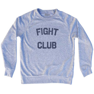 Fight Club Adult Tri-Blend Sweatshirt Heather Grey