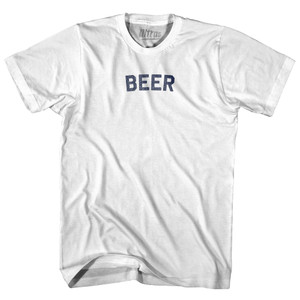 Beer Youth Cotton T-shirt - White Beer Youth Cotton T-shirt - White