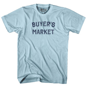Buyer's Market Adult Cotton T-shirt - Light Blue