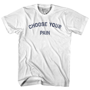 Choose Your Pain Youth Cotton T-shirt - White Choose Your Pain Youth Cotton T-shirt - White