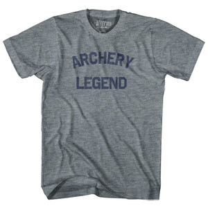Archery Legend Adult Tri-Blend T-shirt - Athletic Grey