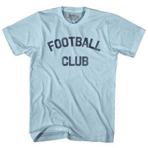 Football Club Adult Cotton T-shirt Light Blue