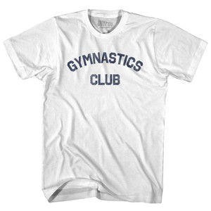Gymnastics Club Womens Cotton Junior Cut T-Shirt White