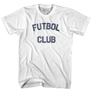 Futbol Club Adult Cotton T-shirt White
