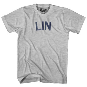 LIN Womens Cotton Junior Cut T-Shirt - Grey Heather