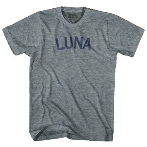 LUNA Adult Tri-Blend T-shirt - Athletic Grey