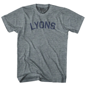 LYONS Adult Tri-Blend T-shirt - Athletic Grey