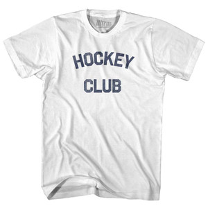 Hockey Club Adult Cotton T-shirt White