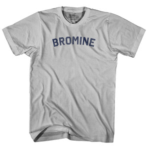 Bromine Adult Cotton T-shirt - Cool Grey