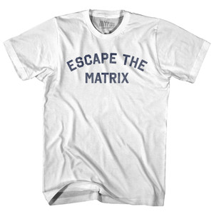 Escape The Matrix Youth Cotton T-shirt - White