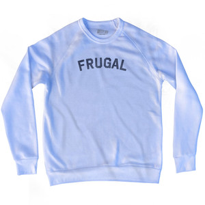 Frugal Adult Tri-Blend Sweatshirt - White
