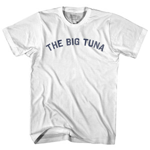 The Big Tuna Womens Cotton Junior Cut T-Shirt - White