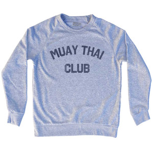 Muay Thai Club Adult Tri-Blend Sweatshirt Heather Grey