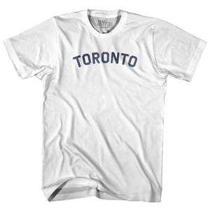 Toronto Womens Cotton Junior Cut T-Shirt - White
