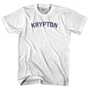 Krypton Adult Cotton T-shirt - White