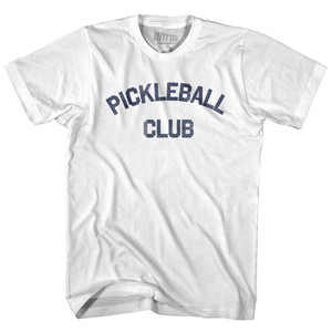 Pickleball Club Youth Cotton T-shirt White Pickleball Club Youth Cotton T-shirt White