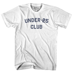 Under 25 Club Youth Cotton T-shirt - White