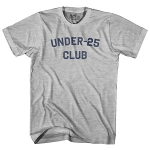 Under 25 Club Youth Cotton T-shirt - Grey Heather