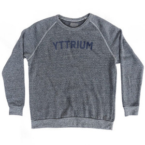 Yttrium Adult Tri-Blend Sweatshirt - Athletic Grey