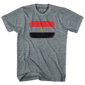 Egypt Country Flag Youth Tri-Blend T-shirt - Athletic Grey