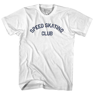 Speed Skating Club Youth Cotton T-shirt White Speed Skating Club Youth Cotton T-shirt White