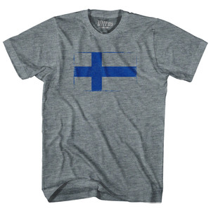 Finland Country Flag Youth Tri-Blend T-shirt - Athletic Grey Finland Country Flag Youth Tri-Blend T-shirt - Athletic Grey