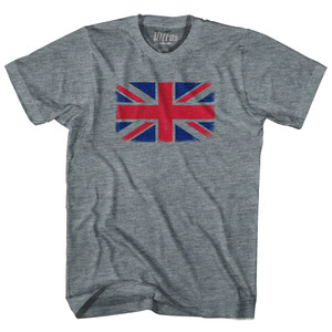 Great Britain Country Flag Womens Tri-Blend Junior Cut T-Shirt - Athletic Grey Great Britain Country Flag Womens Tri-Blend Junior Cut T-Shirt - Athletic Grey