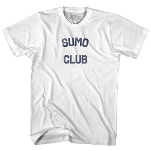 Sumo Club Adult Cotton T-shirt White Sumo Club Adult Cotton T-shirt White