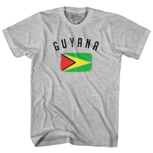 Guyana Country Flag Heritage Youth Cotton T-shirt - Grey Heather Guyana Country Flag Heritage Youth Cotton T-shirt - Grey Heather