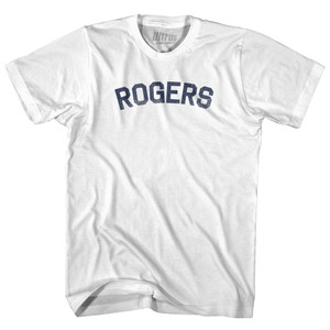 Rogers Adult Cotton T-Shirt - White