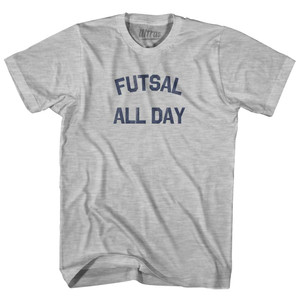 Futsal All Day Youth Cotton T-shirt - Grey Heather Futsal All Day Youth Cotton T-shirt - Grey Heather