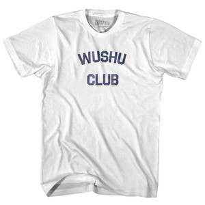 Wushu Club Womens Cotton Junior Cut T-Shirt White
