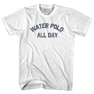 Water Polo All Day Youth Cotton T-shirt - White