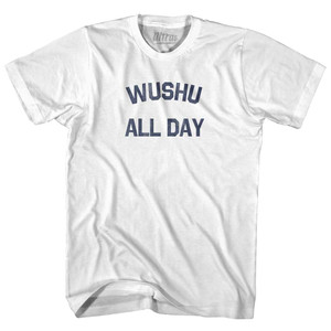 Wushu All Day Youth Cotton T-shirt - White