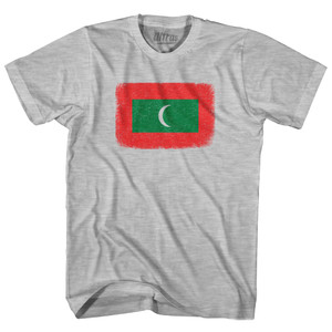 Maldives Country Flag Womens Cotton Junior Cut T-Shirt - Grey Heather Maldives Country Flag Womens Cotton Junior Cut T-Shirt - Grey Heather