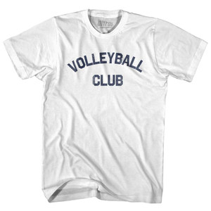 Volleyball Club Adult Cotton T-shirt White