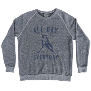 All Day Everyday Hockey Adult Tri-Blend Sweatshirt - Athletic Grey All Day Everyday Hockey Adult Tri-Blend Sweatshirt - Athletic Grey