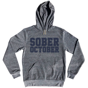 Sober October Tri-Blend Hoodie