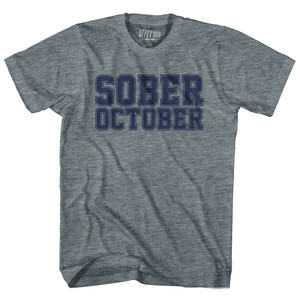 Sober October Womens Tri-Blend Junior Cut T-Shirt Sober October Womens Tri-Blend Junior Cut T-Shirt